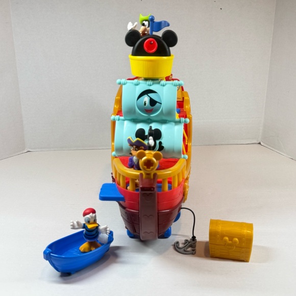 Disney Junior Mickey Mouse Funhouse Treasure Adventure Pirate Ship Sounds - Picture 9 of 15